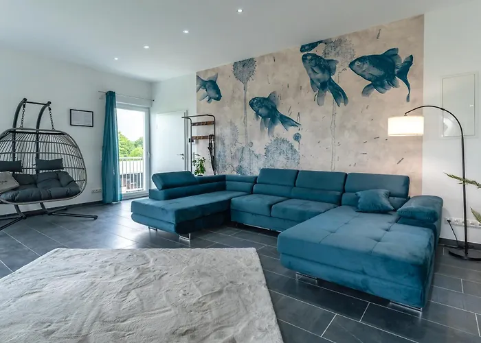 Lit Living - Luxury House - Box Spring - Parking - Exclusive Kitchen Altenstadt